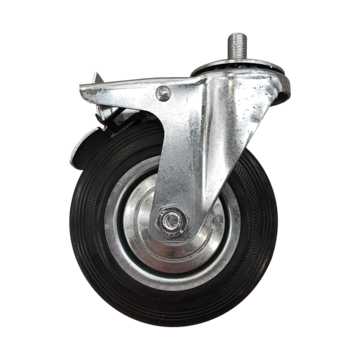 Wheel Castor H/d Swivel With Brake (stainless Steel)